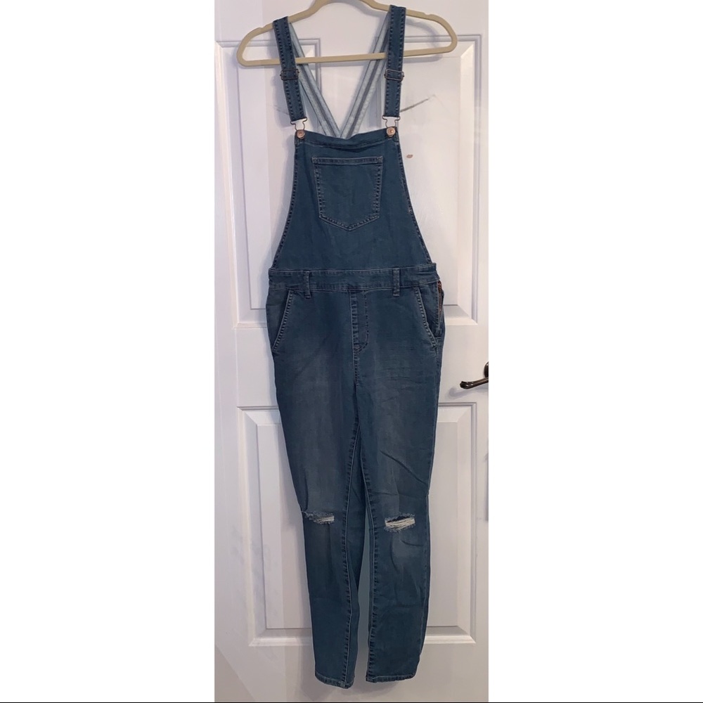Distressed Overalls